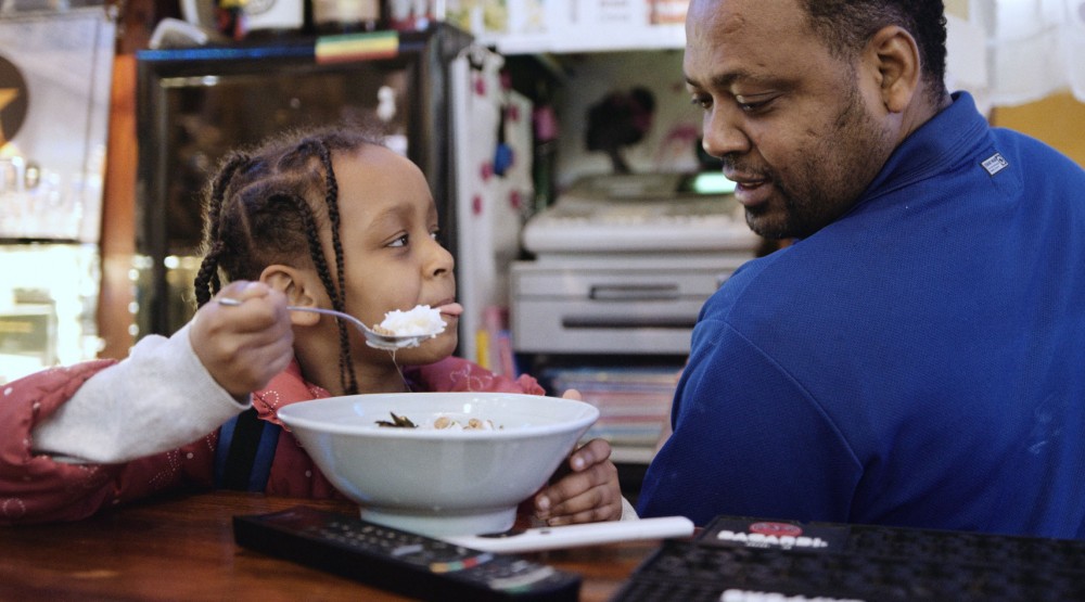 Confirmed NHK Kazoku no Shome documentary still showing the Little Ethiopia owner and his child